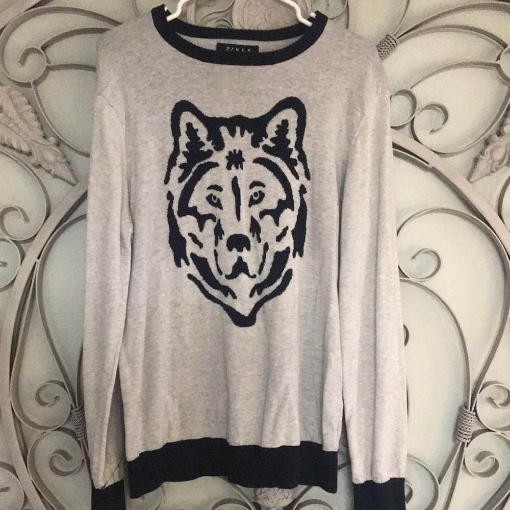 Vintage wolf sweater